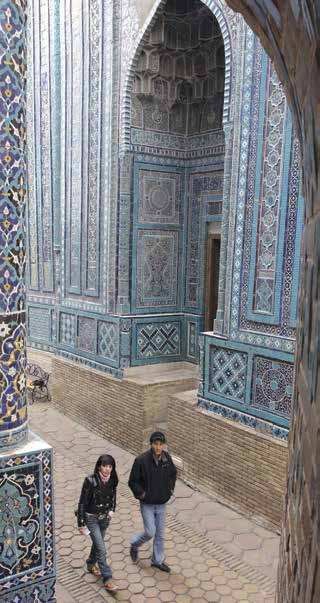 Shah-i-Zinda, Timurid mausoleums